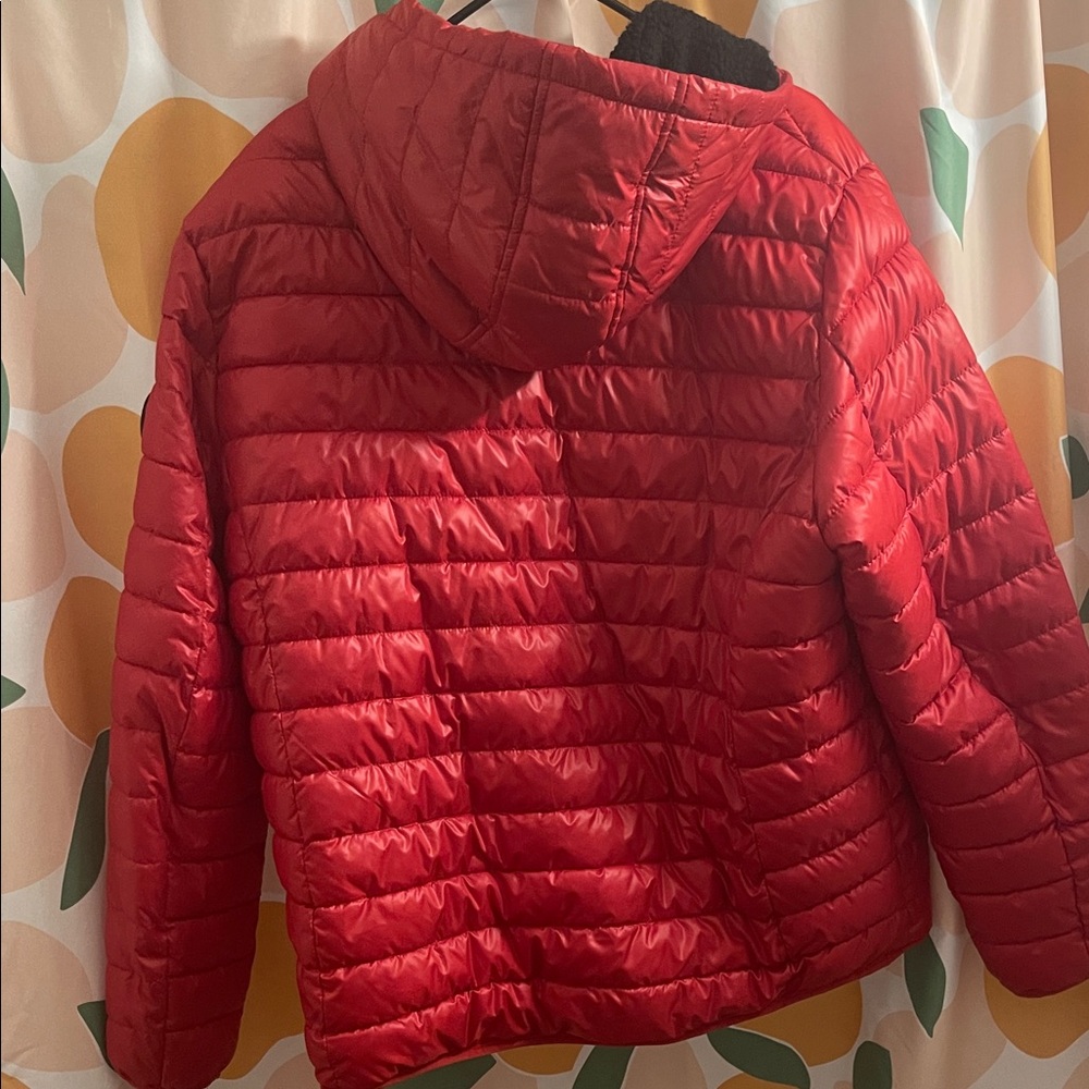 Kenneth Cole Red Puffer Jacket - Picture 4 of 5